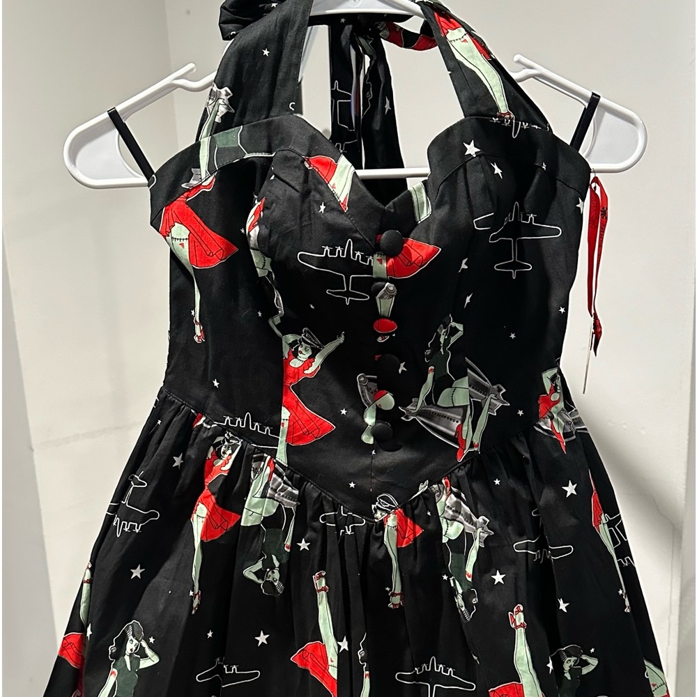 Pin Up Halter Dress - New w/ Tag Attached!